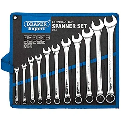 Afbeelding van Draper 29546 11 delige Hi Torq combinatiesleutelset