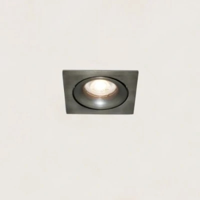 Afbeelding van Artdelight Vierkante inbouwspot Alice licht brons DL 921 LB