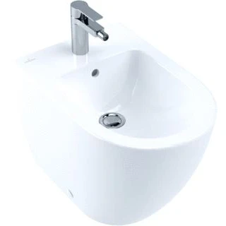 Afbeelding van Villeroy en boch subway 2 0 staande bidet 560x375 mm alpine wit 54010001
