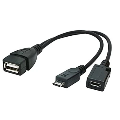 Afbeelding van Gembird A OTG AFBM 04 Micro USB B Zwart kabeladapter/verloopstukje