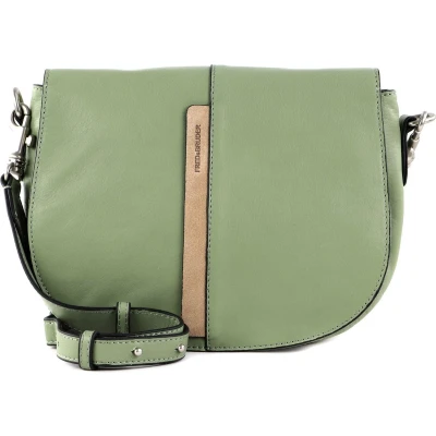 Afbeelding van FREDsBRUDER Leren Schoudertas Shea Saddle Bag Sage Groene