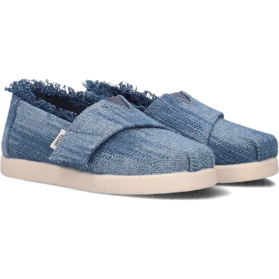 Afbeelding van Toms Alpargata Classic Instappers Jongens Blauw Maat 24,5