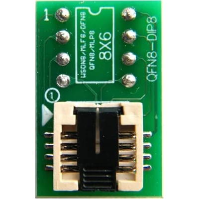 Afbeelding van XGOIENZI DFN8 WSON8 MLF8 MLP8 QFN8 naar DIP8 Adapter 8 * 6 mm IC Chips Socket voor TL866ii Plus RT809H RT809F T48 T56 ezp2023 CH341 Programmmer