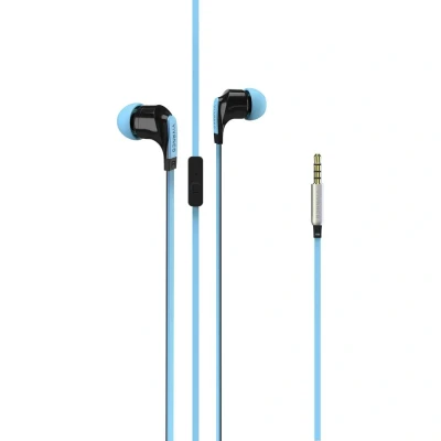 Afbeelding van Vivanco Talk 4 In Ear oordopjes Kabel Blauw Headset
