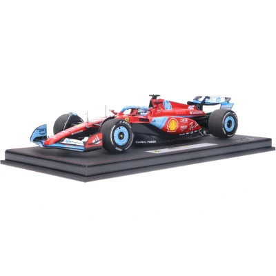 Afbeelding van Ferrari SF 24 BBR Models Modelauto 1:18 2024 Charles Leclerc Scuderia BBR241816BDIE Miami