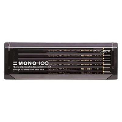 Afbeelding van Tombow Mono 100 H potlood hardheid H, set van 12