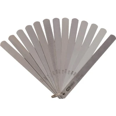 Afbeelding van KS Tools, Meter, Zuiger voelermaat, 13 bladen, 0,05 1mm, 150mm lang (15 cm)