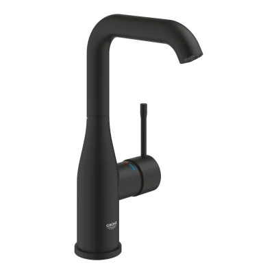 Afbeelding van Grohe essence eengreep wastafelmengkraan l size hoog met een gladde body kleur phantom black 24177kf1