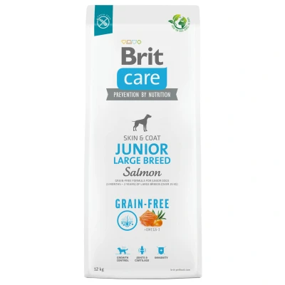 Afbeelding van Brit Care Dog Grain Free Junior Large Breed Zalm Hondenvoer 12 kg