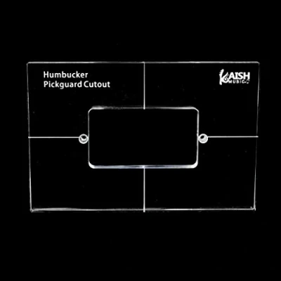 Afbeelding van KAISH Acryl Humbucker Pickup Routing Template Templates voor Pickguard Rout