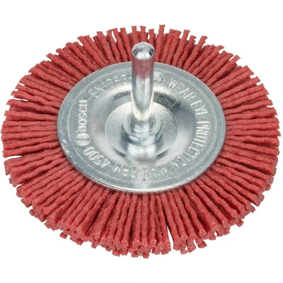 Afbeelding van Bosch Accessories 2609256535 Schijfborstels voor boormachines nylondraad met korundsteen schuurmiddel K80, 75 mm Schacht Ø 6 1 stuk(s)