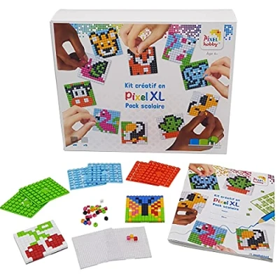Afbeelding van Pixelhobby School Pakket Pixel XL voor het pixelen van 15 basisplaatjes