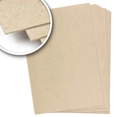 Afbeelding van 2,5 mm, 1600 g/m², 26 x 38 cm, stevig karton geperst om te binden, scrapbooking, knutselen, 10 vellen van 260 380 mm