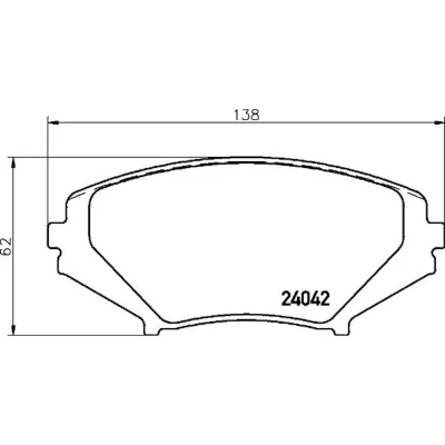 Afbeelding van Brembo Remblokset P 49 034