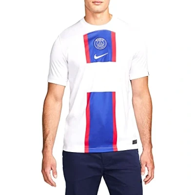 Afbeelding van Nike Performance Paris ST Germain Stadium Voetbalshirt, Heren, Maat: XL, White/old royal/white