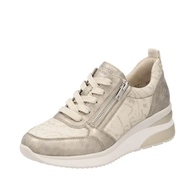 Afbeelding van Remonte Dames D2401 Sneaker Low, metallic, 37 EU, EU