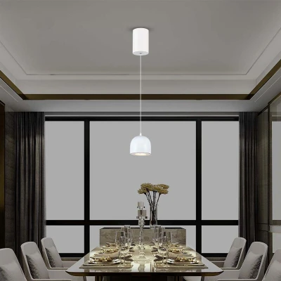 Afbeelding van V TAC VT 7795 W Designer plafondlampen hanglampen IP20 Witte behuizing 8,5 watt 850 lumen 3000K