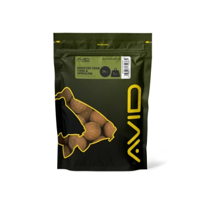 Afbeelding van Avid Monster Crab Tuna &amp; Spirulina Boilies 24mm (1kg)