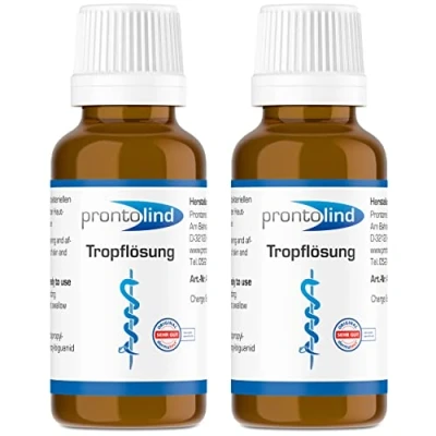 Afbeelding van 2 x Prontolind druppeloplossing, 20 ml, de optimale piercingverzorging in voordelige dubbelverpakking