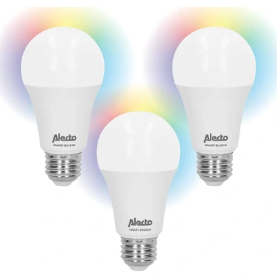 Afbeelding van Alecto Smart BULB10 TRIPLE wifi LED lamp, 3 pack, wit