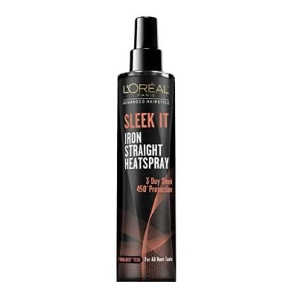 Afbeelding van L&#039;Oréal Paris Advanced Hairstyle SLEEK IT Iron Straight Heat Spray, 5,7 fl. oz