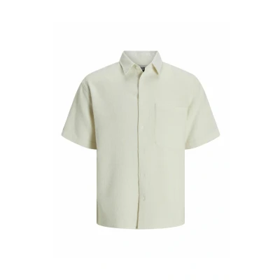 Afbeelding van Jack &amp; Jones Relaxed FIT Overhemd, Heren, Maat: Small, Cloud dancer
