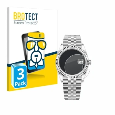 Afbeelding van BROTECT Screenprotector voor Rolex Oyster Perpetual Datejust 36 Folie Beschermfolie Beschermglas transparant (3 Stuks)