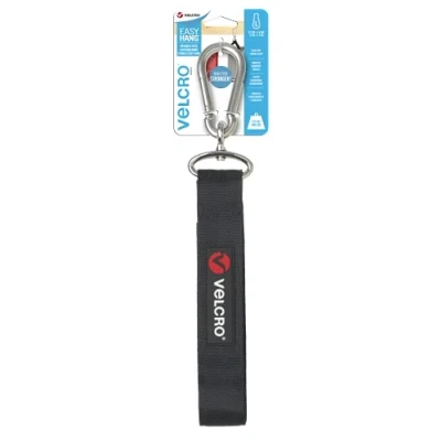 Afbeelding van VELCRO® merk Easy Hang™ riem groot Heavy Duty opbergband voor huisverbetering, schuur en tuinorganisatie zwart houd tot 135 kg 38 mm x 813