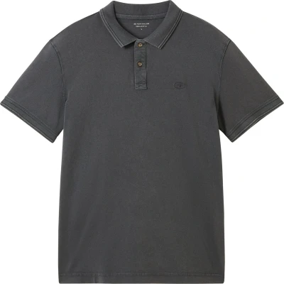 Afbeelding van TOM Tailor MIT LOGO Stickerei Poloshirt, Heren, Maat: XXL, Tarmac grey