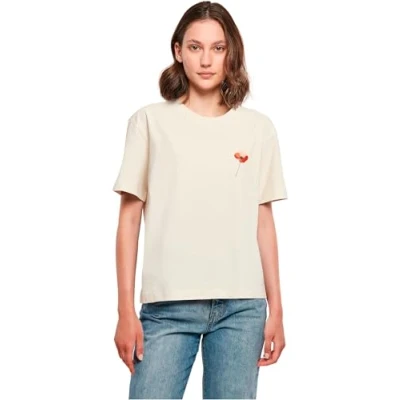 Afbeelding van Merchcode Serenity TEE Tshirt print, Dames, Maat: XL, Whitesand