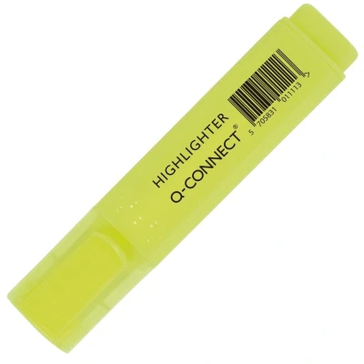 Afbeelding van Q CONNECT markeerstift, geel markeerstift
