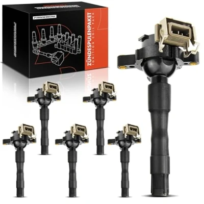 Afbeelding van 6x bobine voor 3 serie 5 E31 E36 E38 E39 E46 E52 Rang e Rove r III LM MG ZS ZT 45 75 benzine 1995 2005 12131404309