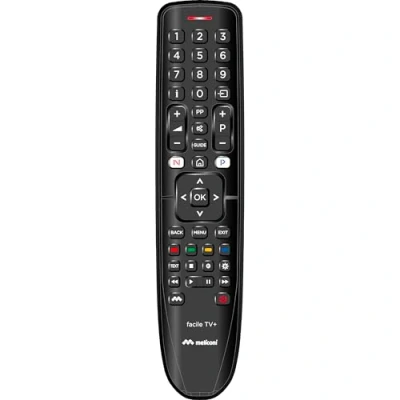 Afbeelding van Meliconi Gumbody Facile TV+ afstandsbediening RF Draadloos Drukknopen