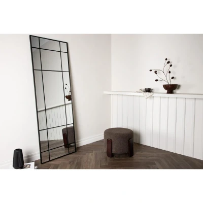 Afbeelding van Svea Giada rechthoekige spiegel 67 x 193 cm zwart Glas