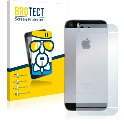 Afbeelding van BROTECT Screenprotector voor Apple iPhone SE 2016 Achterkant (Totale Oppervlakte) Folie Beschermfolie Beschermglas transparant