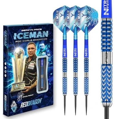 Afbeelding van Red Dragon Gerwyn Price Glacier 90% Dartpijlen 22 Gram