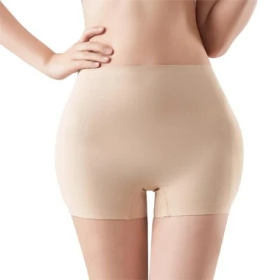 Afbeelding van Gkaopi Vrouwen Butt Lifter Gewatteerde Shapewear Nep Slipje Buikcontrole Naadloze Controle Body Shaper Ondergoed Shaping Hip Enhancer Shorts, Beige, M