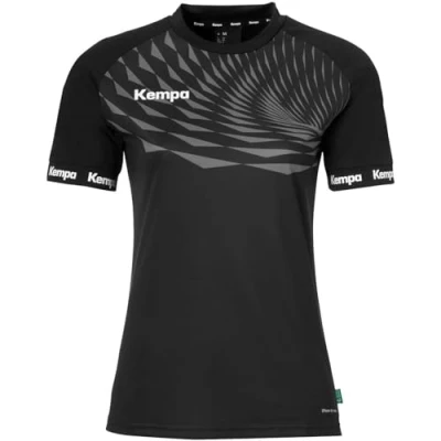 Afbeelding van Kempa Trainings WAVE Sport Tshirt, Dames, Maat: XXL, Schwarz anthra