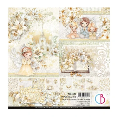 Afbeelding van Ciao Bella Blessing Day 8x8 Inch Paper Pad (12pcs) (CBH086)