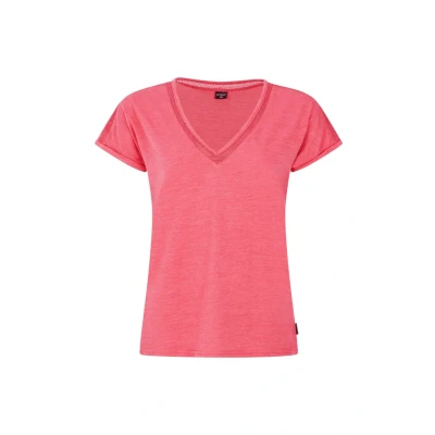 Afbeelding van Protest Tshirt basic, Dames, Maat: Large, Guava pink