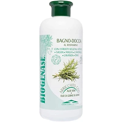 Afbeelding van Biogenese Rozemarijn Revitaliserende Douchegel Natuurlijke Body Wash Verrijkt Met Aloë Vera En Tarwekiemextracten Hydraterende Ontspannende Zuiverende Werking 500 ml
