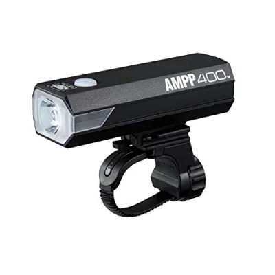 Afbeelding van CatEye AMPP400 Koplamp Fiets Fietsverlichting Max. 400 Lumen Brandduur 2 tot 60 uur USB Oplaadbaar Spatwaterbestendig Vier Lichtmodi