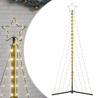 Afbeelding van vidaXL Kerstboomverlichting 339 warmwitte LED&#039;s 187 cm