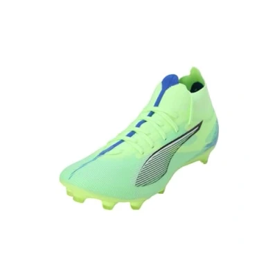 Afbeelding van Puma Ultra 5 Match FG/AG Voetbalschoenen met kunststof noppen, Dames, Maat: 41, Fizzy apple/white/bluemazing Textiel/ synthetisch