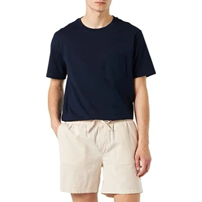 Afbeelding van JACK &amp; JONES Heren Jpstjeff Jjbreeze linnen shorts DEK chinoshorts, maanbeam, XL