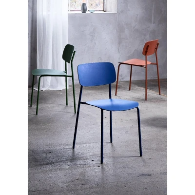 Afbeelding van Nordic Home Rudy eetkamerstoel Hout blauw