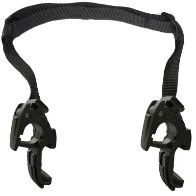 Afbeelding van Ortlieb QL2,1 haak 18 mm met verstelbare handgreep BikeTotaal.nl Zwart