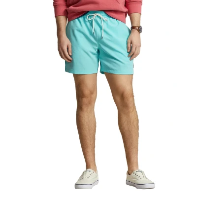Afbeelding van Polo Ralph Lauren Swimwear Trunk Traveler Zwemshorts, Heren, Maat: Small, Türkis