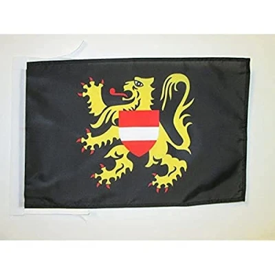 Afbeelding van Provincie Vlaams Brabantse vlag 45x30 cm koorden KLEINE vlaggen 30 x 45 Banier 18x12 in Hoge kwaliteit AZ FLAG