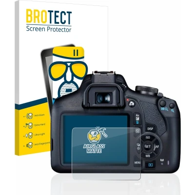 Afbeelding van BROTECT Antireflecterende Glas Screen Protector Mat voor Canon EOS 2000D Schermbeschermer [Beschermglas Folie niet Gehard Glas]